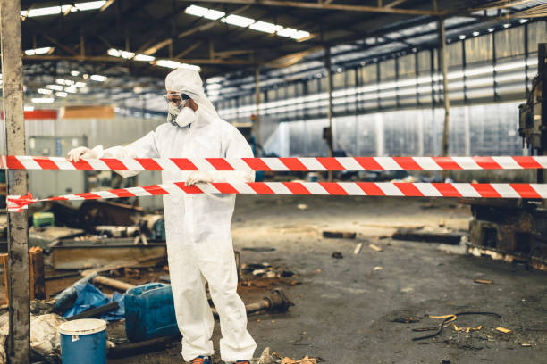 Professional Infectious Disease Decontamination technician working in Faulkner, MD